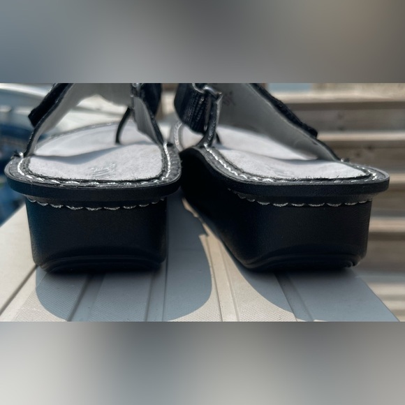 ALEGRIA Carina Circulate Sandal Size 11.5-12 / EU 42 Leather Thong Sandal - Picture 7 of 9
